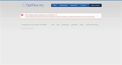 Desktop Screenshot of optiflowinc.com